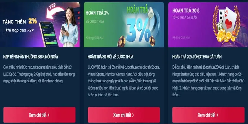 Ưu đãi mới nhất banca90